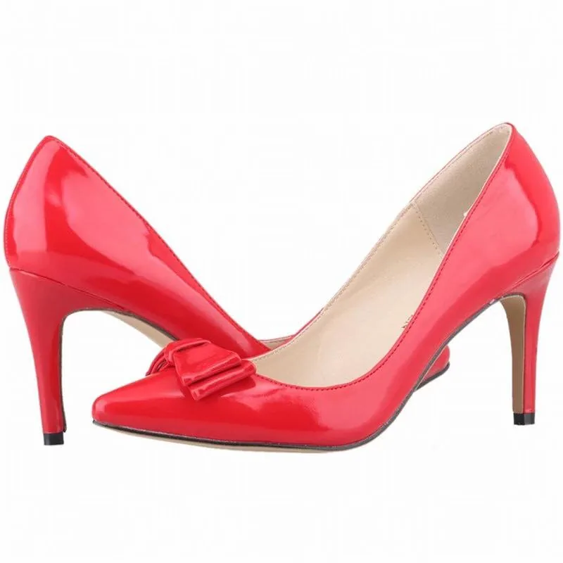 Red heels fashion detail